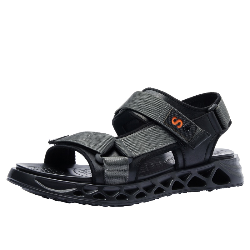 兽霸室外凉拖男士拖鞋气垫个性夏季凉鞋沙滩外穿2019新款韩版潮流