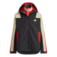 Adidas阿迪达斯 童装 2021春季新款男大童运动梭织夹克两件套