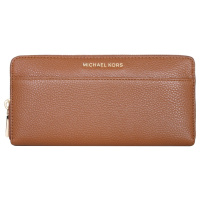 MICHAEL KORS女士棕色皮质长款拉链钱包32S7GM9E9L LUGGAGE