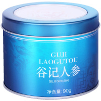 老谷头人参片整枝切片泡水白参生晒泡酒人参皂苷rh2