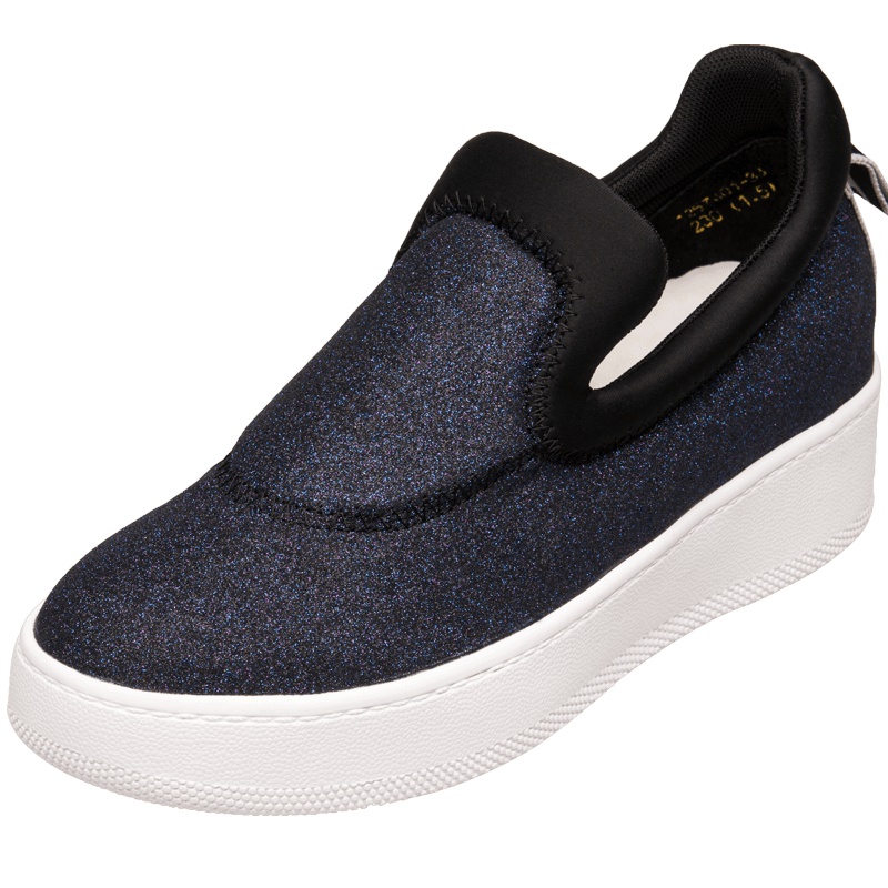 康奈女鞋 秋季圆头套脚休闲鞋女时尚潮流拼色舒适平底鞋1267401