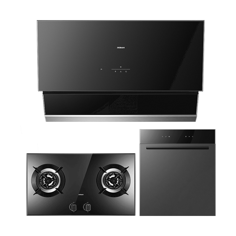 老板(ROBAM)油烟机烟灶洗套餐侧吸23立方吸油烟机烟灶洗套装27A8+57B0(天然气)+WB792X厨电套装