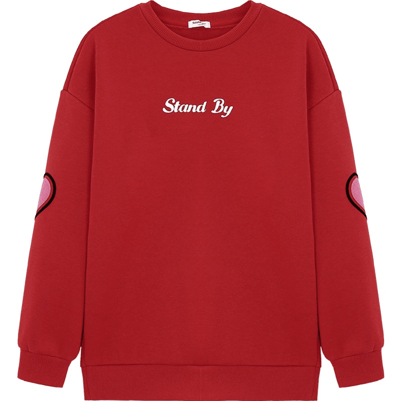 巴拉巴拉童装女童卫衣洋气新款秋冬中大童儿童加绒宽松时尚女