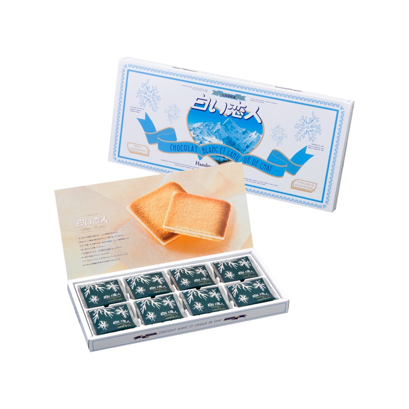 【日本】【白色恋人】【24枚】白巧克力夹心饼干【264g】（顺丰配送）