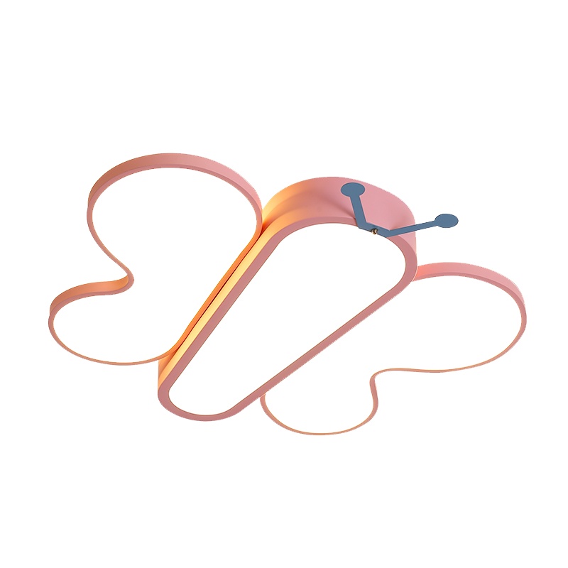 七只蚂蚁 儿童灯简约现代吸顶灯LED铁艺儿童灯儿童灯led简约现代卧室灯创意卡通女孩房间灯具ins北欧圆形吸顶灯