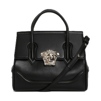 19ss新品 范思哲/VERSACE 女士手提包 意大利 白色/黑/金/黑色/浅褐 黑色