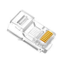 胜为（shengwei）水晶头 超五类网线8芯rj45非屏蔽网络连接头 8P8C RCB-1100 100个/包