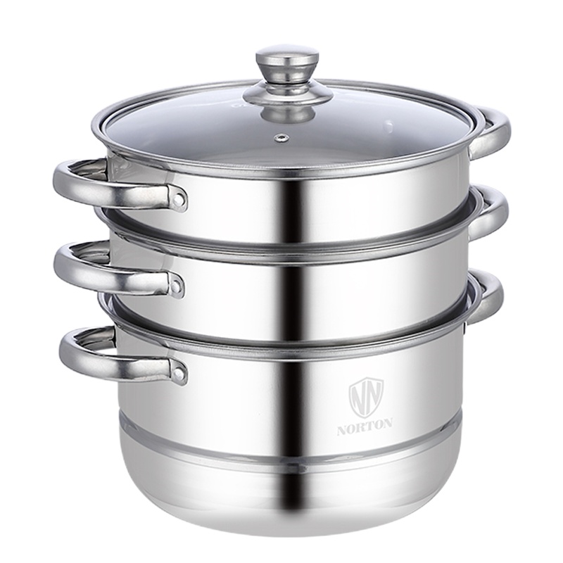 诺顿厨具 欧克斯三层蒸锅