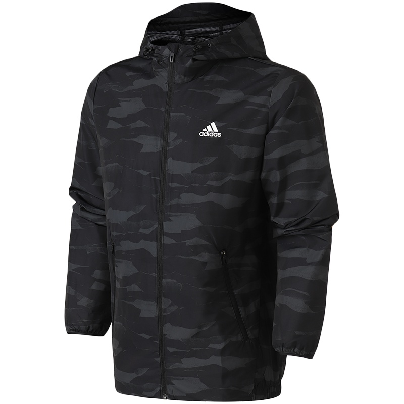 【自营】adidas男服外套夹克迷彩梭织休闲运动服DW4652