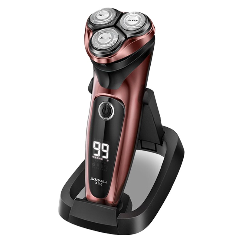 超人(SID) RS356 充电式电动剃须刀全身水洗浮动三刀头刮毛器 单个装