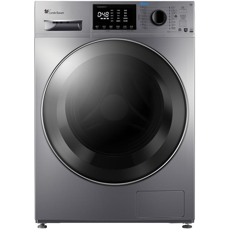 小天鹅(LittleSwan) TD100V86WMADY5 10公斤洗干一体机 滚筒洗衣机 水魔方护色护形智能家电