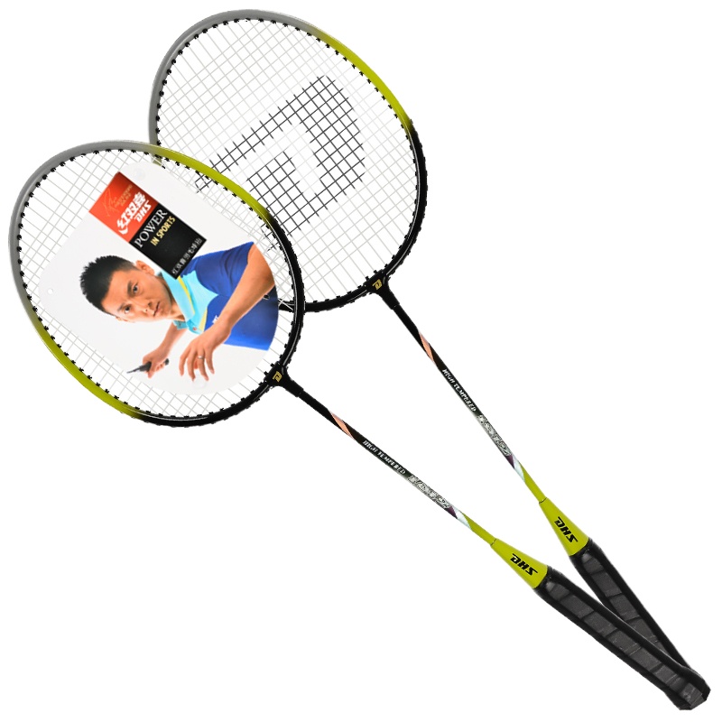 红双喜(DHS)1012羽毛球拍2支装双拍套装男女初学者训练用(七包服务)