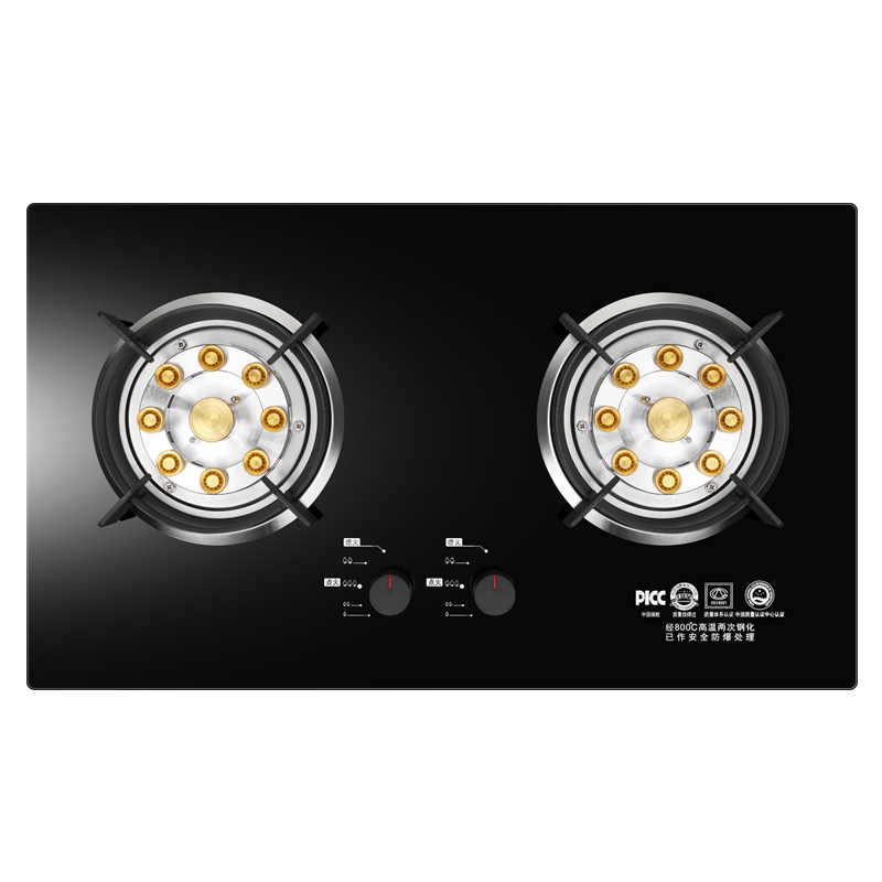 巧妙(QIAOMIAO)燃气灶天然气灶灶具煤气灶双灶液化气灶家用煤气炉台式嵌入式9腔大火鸳鸯灶SJ300+液化气自行安装