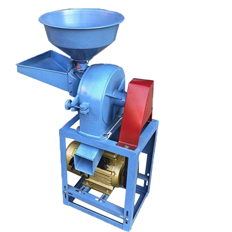 闪电客打玉米粉碎机家用小型 饲料 万能颗粒调料磨粉大米商用养殖场220v 20粉碎机机架(加大电机)