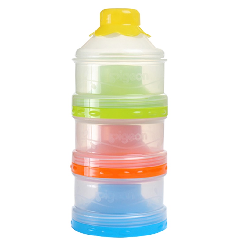 [贝亲官方旗舰店]奶粉盒大容量彩色三层奶粉盒/奶粉零食储存盒CA07