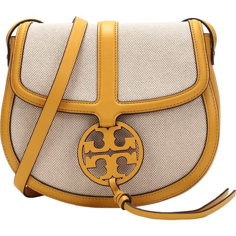 TORY BURCH 托里·伯奇 TB女包 MILLER系列皮革/织物单肩斜挎包 65054