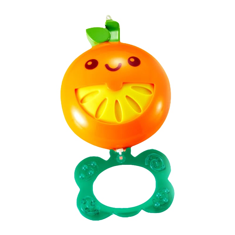 澳贝香橙床铃新生婴儿摇铃玩具音乐旋转婴儿0-6个月哄睡床挂铃462103