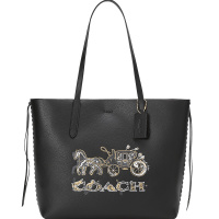 Coach 马车印花单肩托特包 F76776