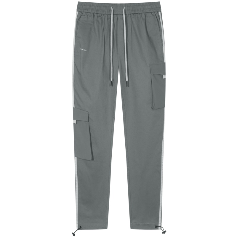 【2件2.5折券后参考价：133】GXG男装 秋季时尚休闲潮流灰色大口袋工装裤男#GY102420GV