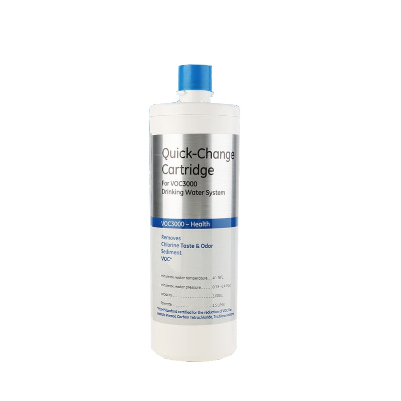 美国通用(GE)净水器VOC3000替换滤芯,机身小巧,使用方便!保留矿物质适合长期饮用!