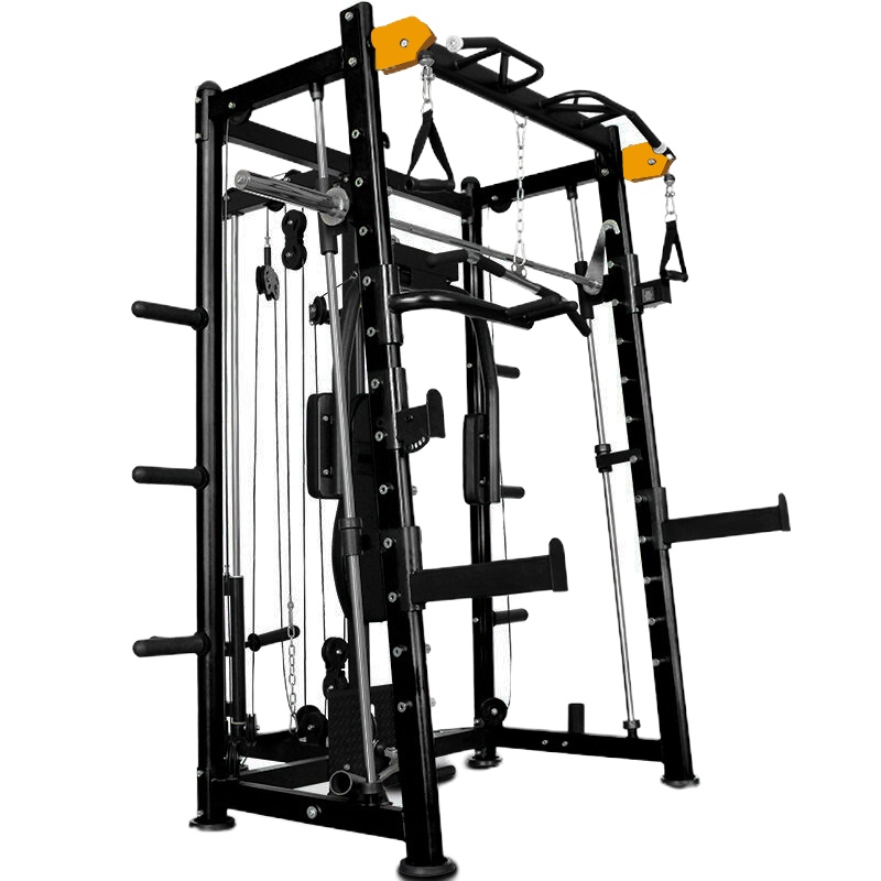 宝迪朗格BODYLONGER力量器械BK-3000史密斯机龙门架深蹲架卧举床小飞鸟单人力量器械综合训练器 裸机不含杠铃片