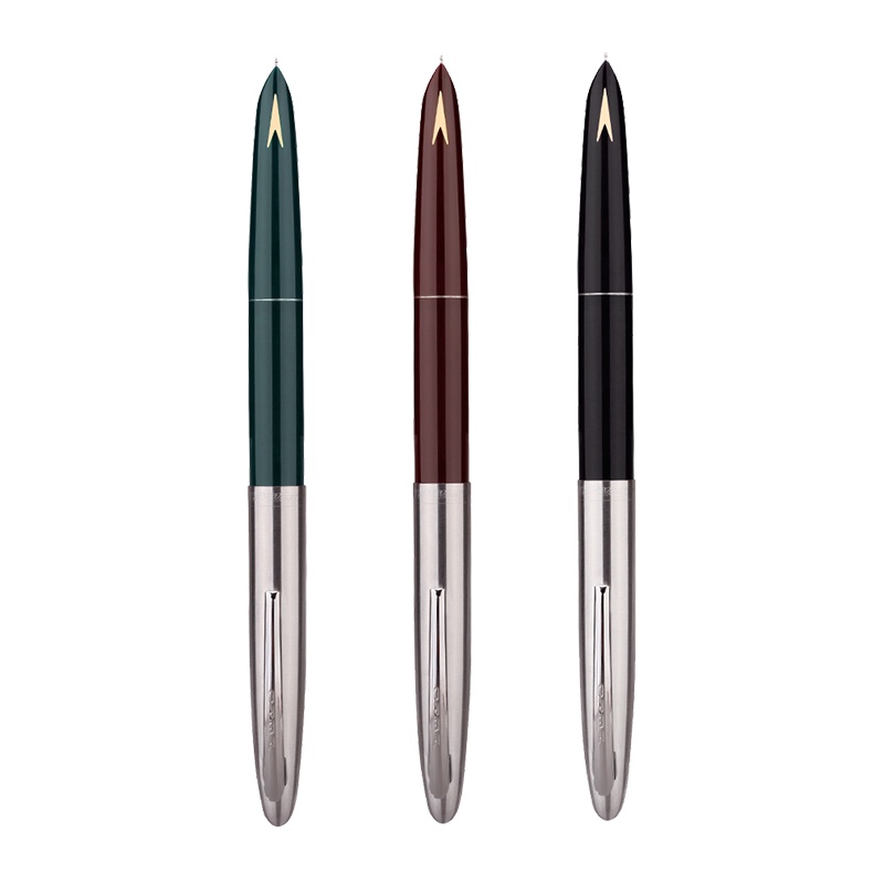 HERO英雄钢笔329-2老式复古经典英雄牌铱金笔学生练字男女 挤捏吸墨