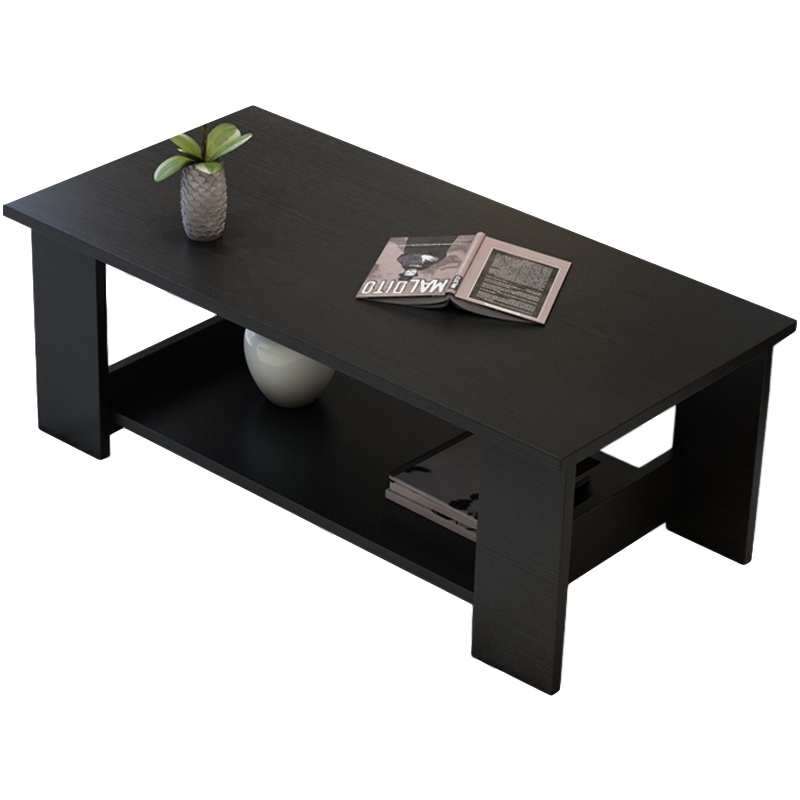 创世人 办公家具办公沙发配套茶几茶几现代简约双层茶几桌条几茶桌