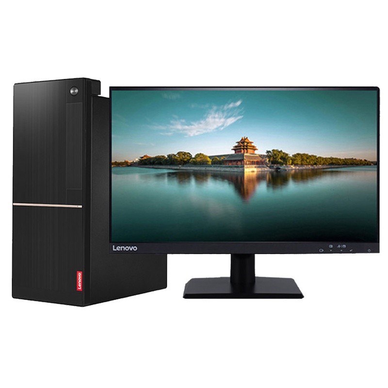 联想(Lenovo)T4900D-ST 台式电脑(i5-7400 4GB 500GB 无光驱 W10+19.5寸液晶)