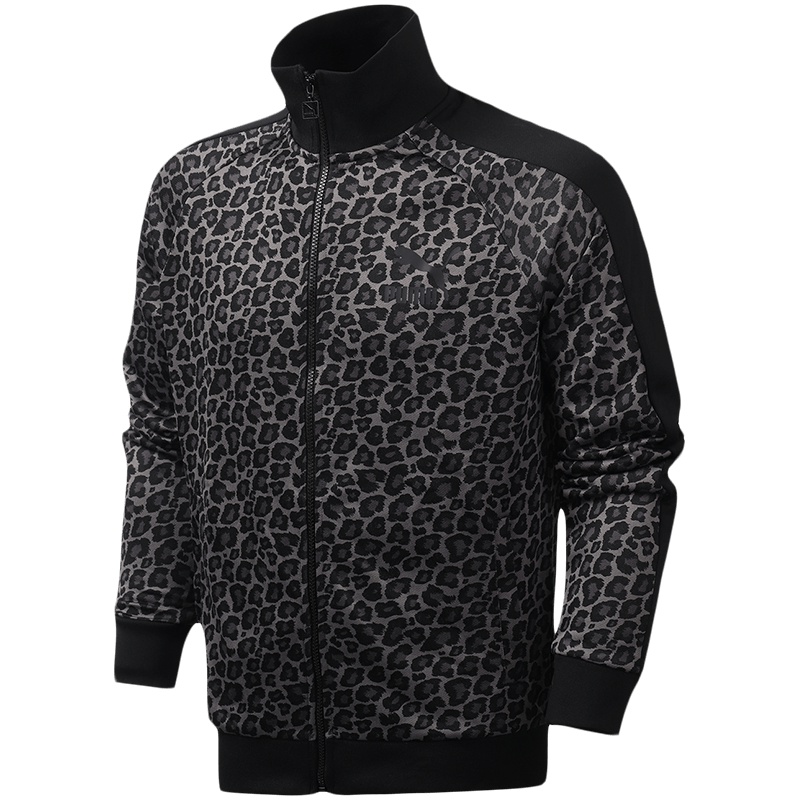 PUMA彪马男装运动服T7休闲针织夹克立领外套578331