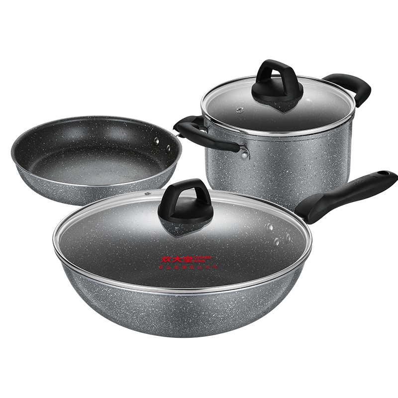 炊大皇(COOKER KING) 石味麦饭石三件套TZ03SW