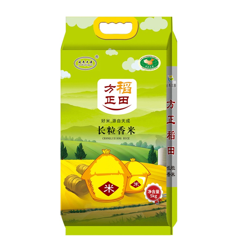 方正稻田长粒香大米 东北大米10斤5kg 粳米 当季新米