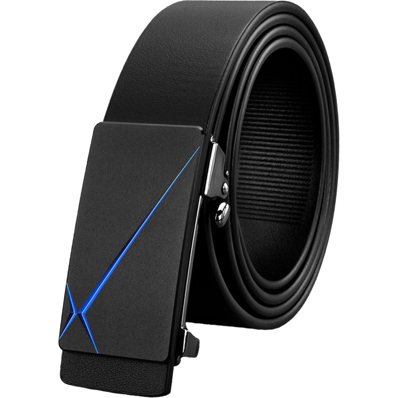 牛当家(CattleOWN)皮带男真皮无牙自动扣青年腰带男士头层牛皮裤带男中年7256