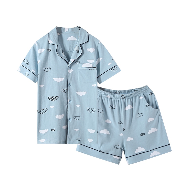 猫人睡衣女夏季两件套薄款2021年新款短袖休闲宽松女款家居服