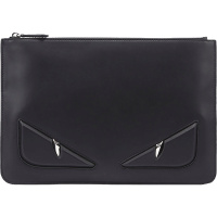 FENDI 男士牛皮BAG BUGS眼睛造型手拿包 7N0078 O76