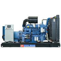 华全500KW柴油发电机组千瓦无刷移动自动化YC6T780L-D20 500千瓦三相交流全铜永磁电启动柴油发电机380V