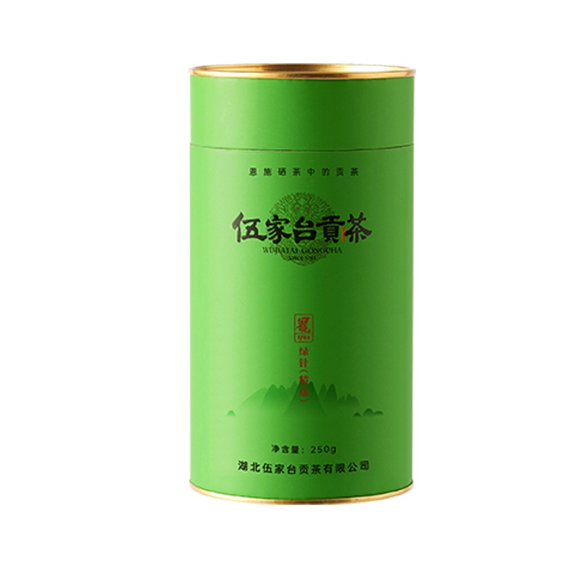 绿茶2021新茶叶伍家台贡茶明前高山云雾炒青恩施富硒茶湖北玉露浓香散装500g