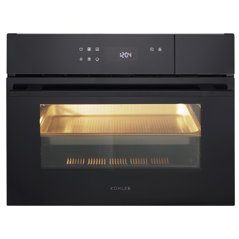 科勒(KOHLER)智能家用嵌入式多功能全自动烤箱蒸箱60L大容量二合一蒸烤箱一体机K-26591T-NA
