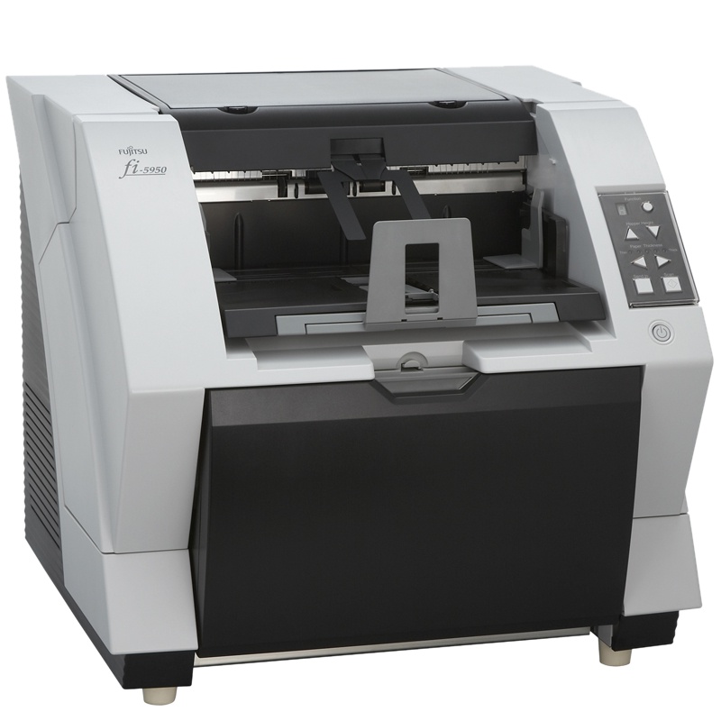 富士通(FUJITSU)Fi-5950扫描仪A3高速双面自动进纸生产型 馈纸式扫描仪 灰黑色
