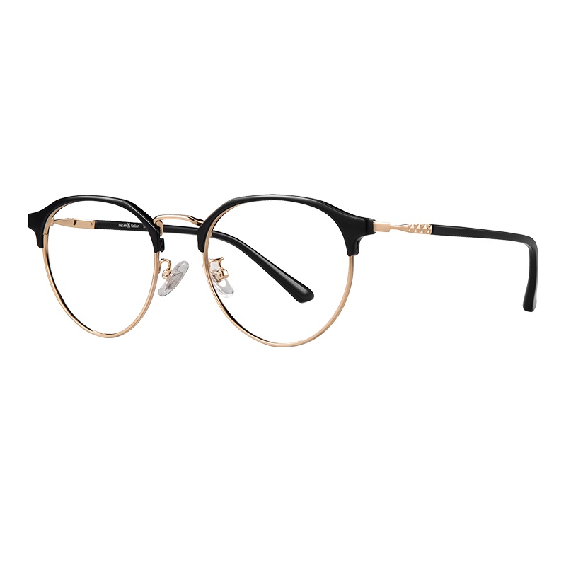 海伦凯勒 眼镜框男女大脸光镜轻可配防蓝光近视眼镜 H26069