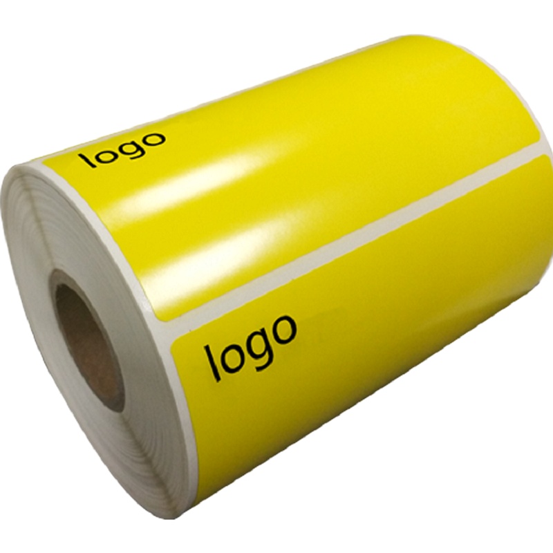 开仰(KAIYANG)PM-10045-Y-DX不干胶标签纸/预印logo设备标签100*45mm/500片/卷 黄色