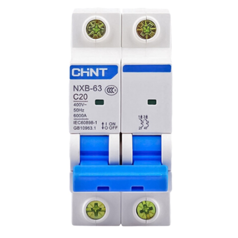 正tai（CHNT）NXB-63-2P-C20 家用空气开关 过载空气开关断路器 2P 20A（10个起售）