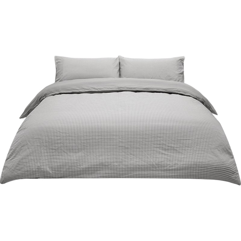 8H家纺 四件套纯棉床上用品套件 全棉床单被套 单双人