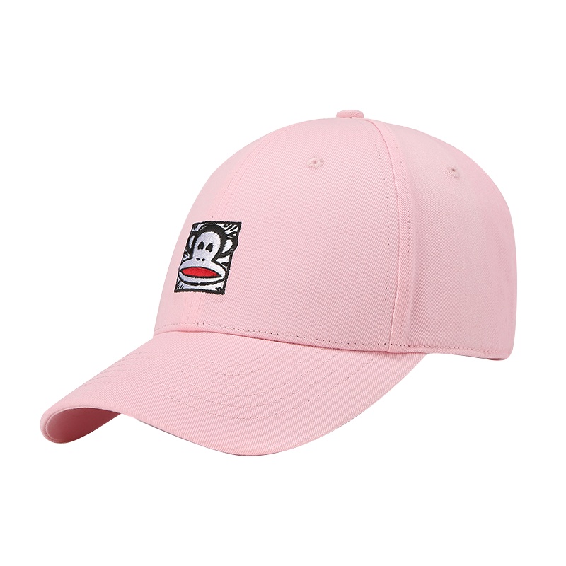 Paul Frank/大嘴猴2020春季新款帽子女LOGO刺绣韩版潮学生鸭舌帽