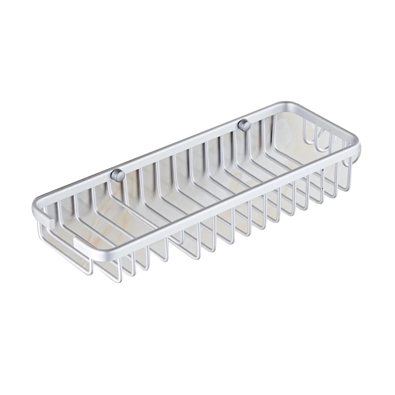 肥皂碟太空铝香皂架放肥皂架的网架子方形皂网浴室置物架壁挂式打孔肥皂篮挂墙式