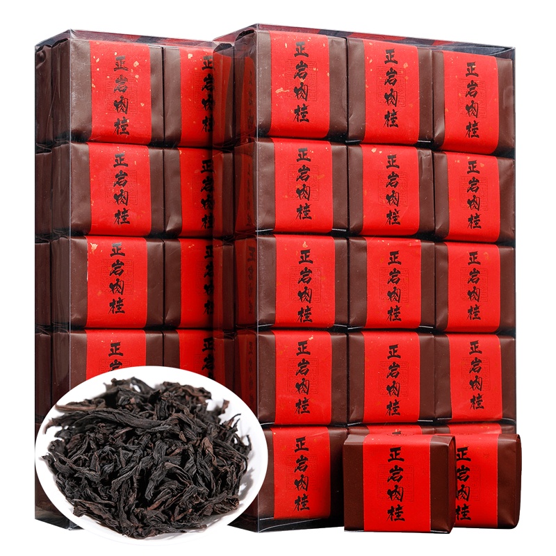 源御露(Yuan Yu Lu)武夷岩茶肉桂茶叶果香乌龙茶大红袍浓香型肉桂非红茶袋装500g