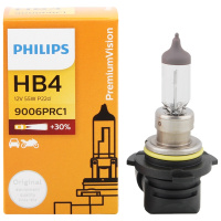 飞利浦(PHILIPS)小太阳石英灯HB4-9006PR汽车灯泡大灯近光灯远光灯卤素灯 单支装