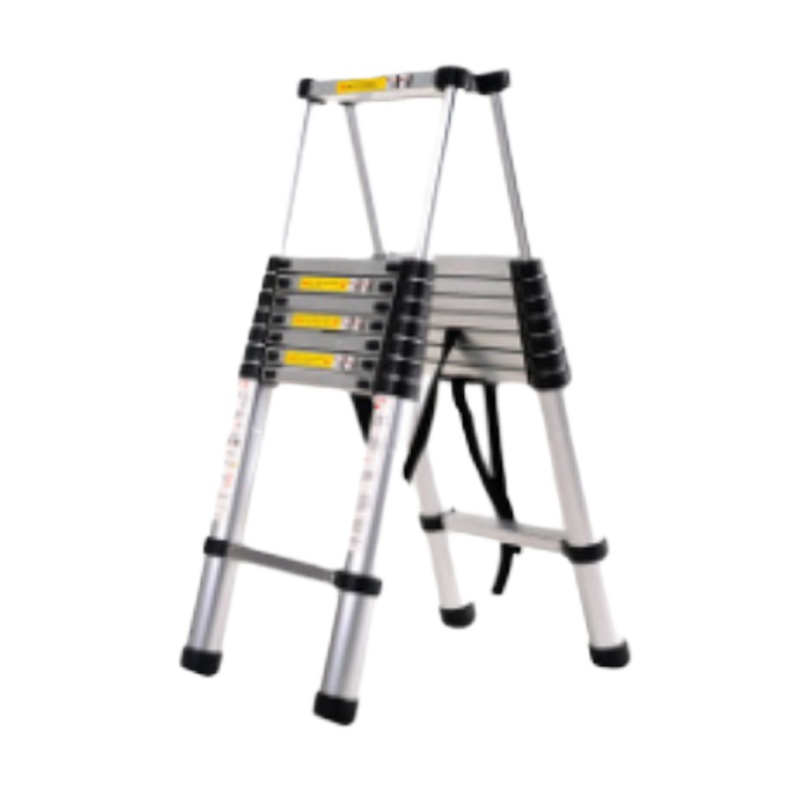 折叠梯 可折叠带轮子直梯2.8+2.8=5.6米 (单位:个)