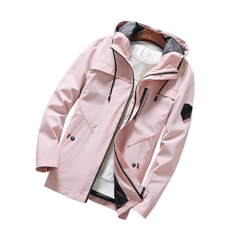 三弦(LA CORDE)2019秋季新款男士外套青年韩版修身春秋中长款休闲夹克男装外衣潮LA-TCJK1708