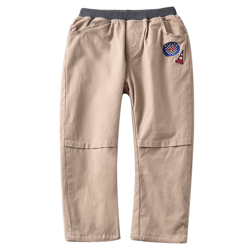 铅笔俱乐部童装2019冬季新款男童长裤中大童加绒裤子儿童加厚长裤