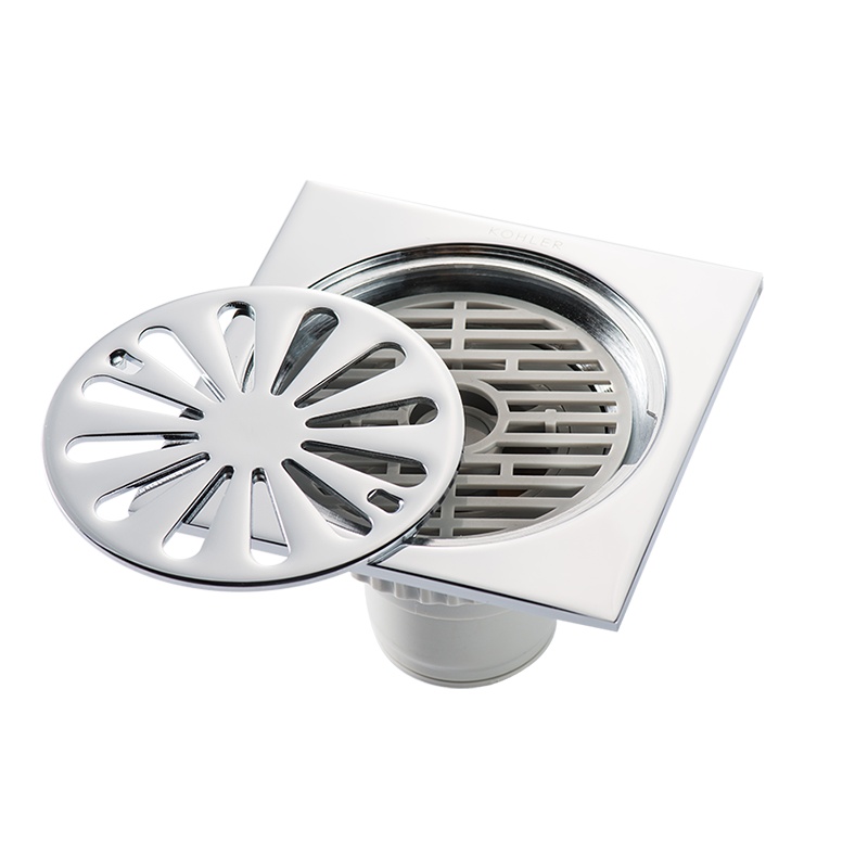 科勒密封防臭地漏浴室五金配件水封地漏隐藏式地漏7275/26229/26228